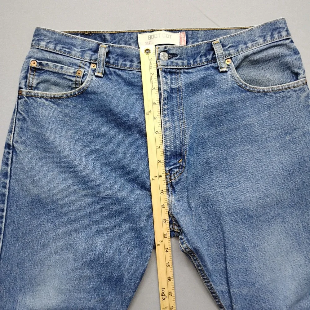 Levis 517 Bootcut Jeans Mens 36x30 Blue Medium Wash Denim Y2K Vintage 2002